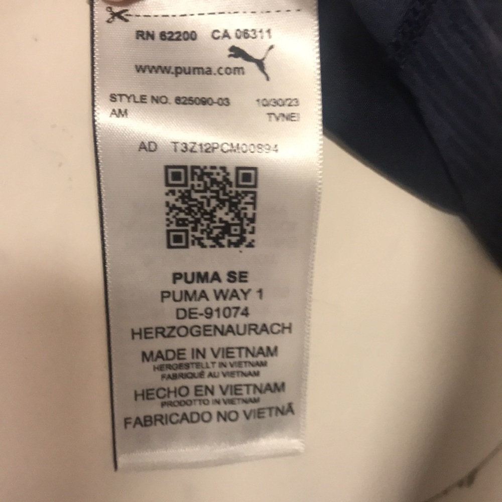 Puma Golf/Athletic/Athleisure 1/4 Zip Shirt, NWT! - Picture 11 of 13